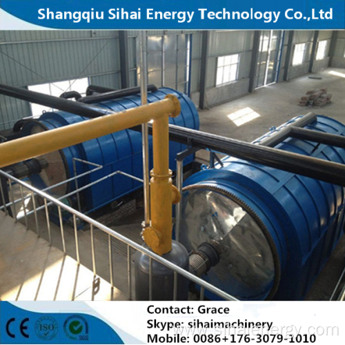 Waste Tire Pyrolysis Carbon Black And Fuel Oil